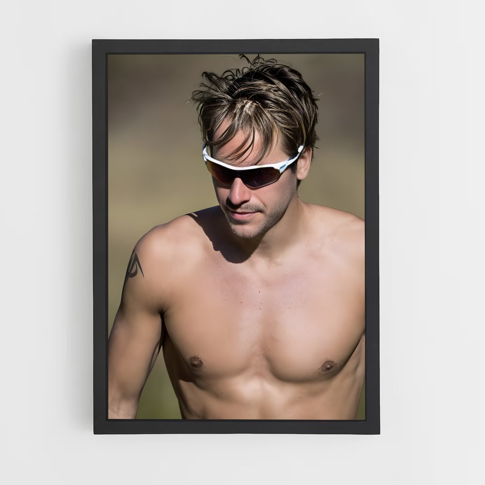 Poster Style et Soleil – affiche Biathlon (vue 2)